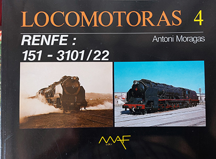 [NO APLICA] LOCOMOTORAS RENFE 151 3101 A 3122